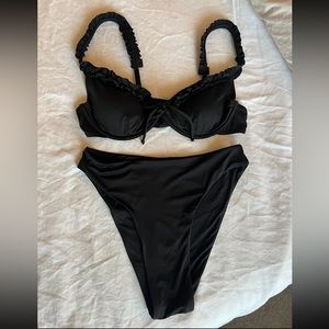 Whitney Simmons Toluca Onyx Angelina and Luna Midi Swimsuit Set